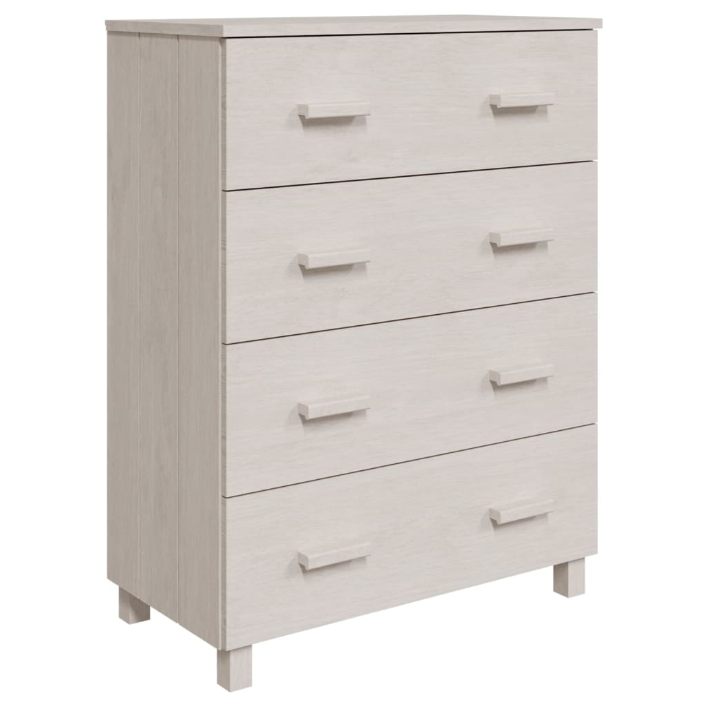 vidaXL Sideboard HAMAR White 79x40x103.5 cm Solid Wood Pine