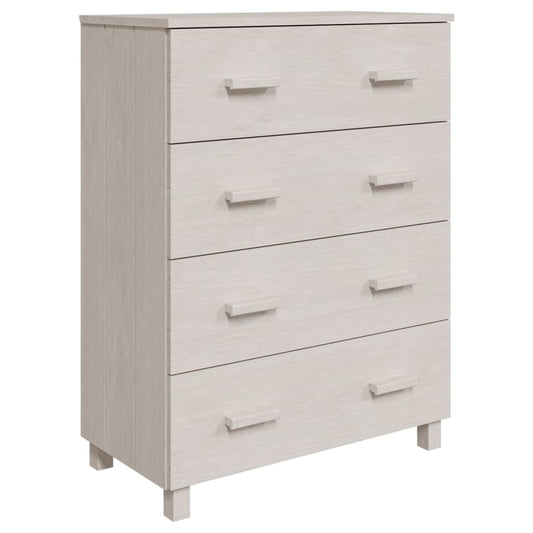 vidaXL Sideboard HAMAR White 79x40x103.5 cm Solid Wood Pine