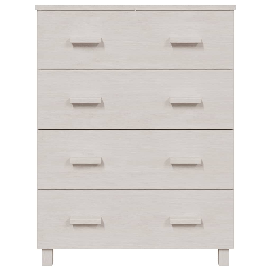 vidaXL Sideboard HAMAR White 79x40x103.5 cm Solid Wood Pine