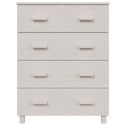 vidaXL Sideboard HAMAR White 79x40x103.5 cm Solid Wood Pine