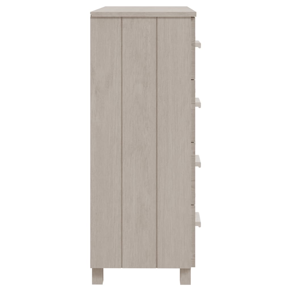 vidaXL Sideboard HAMAR White 79x40x103.5 cm Solid Wood Pine