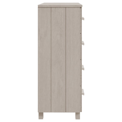 vidaXL Sideboard HAMAR White 79x40x103.5 cm Solid Wood Pine