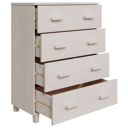 vidaXL Sideboard HAMAR White 79x40x103.5 cm Solid Wood Pine