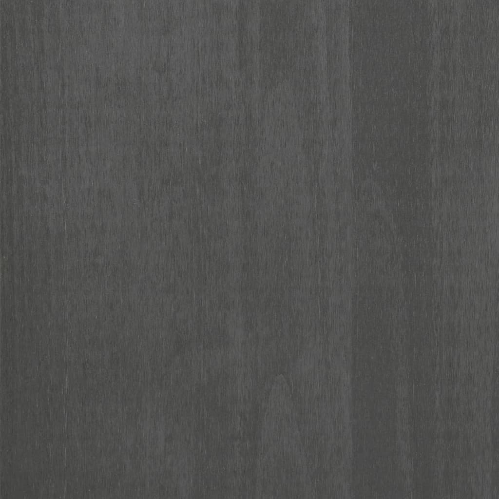vidaXL Sideboard HAMAR Dark Grey 79x40x103.5 cm Solid Wood Pine