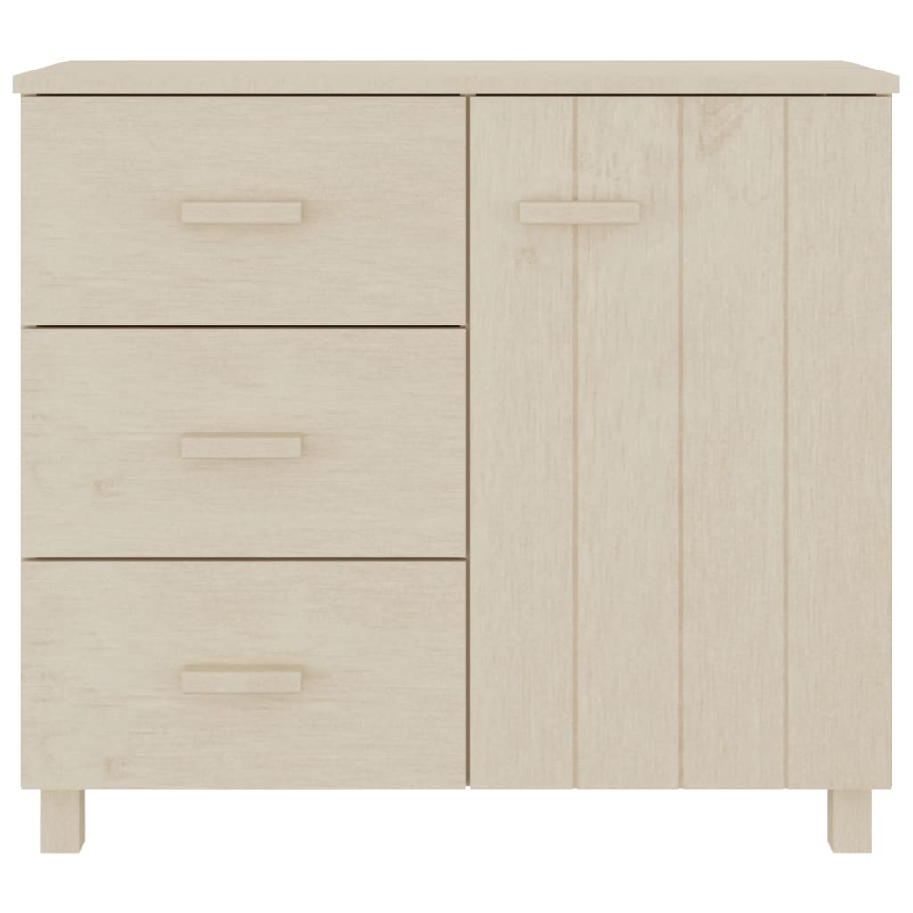 vidaXL Sideboard HAMAR Honey Brown 90x40x80 cm Solid Pinewood