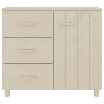 vidaXL Sideboard HAMAR Honey Brown 90x40x80 cm Solid Pinewood