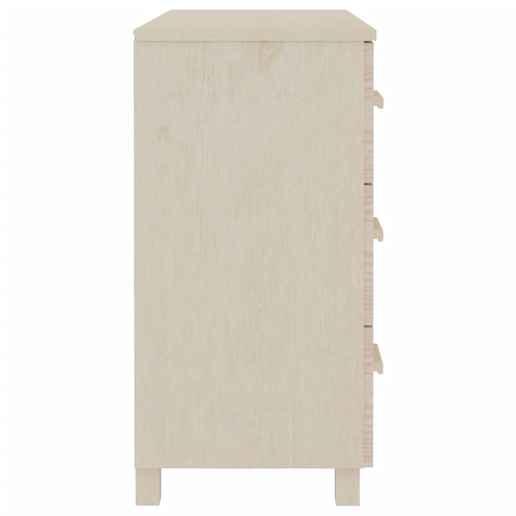 vidaXL Sideboard HAMAR Honey Brown 90x40x80 cm Solid Pinewood
