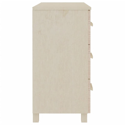 vidaXL Sideboard HAMAR Honey Brown 90x40x80 cm Solid Pinewood