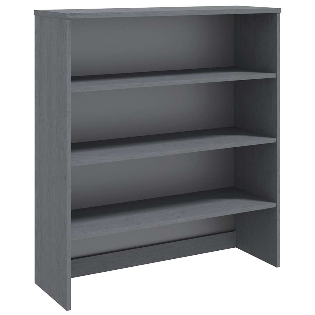 vidaXL Top for Highboard"HAMAR" Dark Grey 90x30x100cm Solid Wood Pine