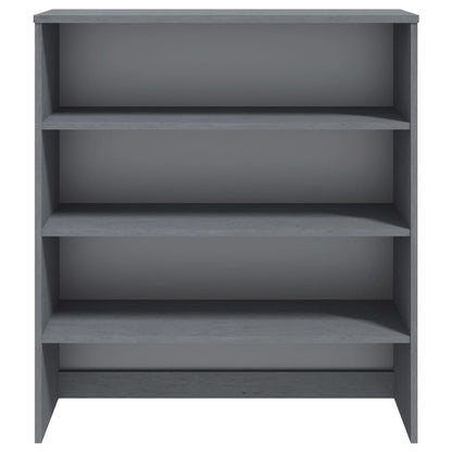 vidaXL Top for Highboard HAMAR Dark Grey 90x30x100cm Solid Wood Pine