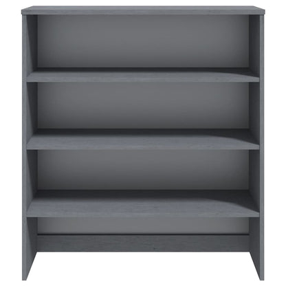 vidaXL Top for Highboard"HAMAR" Dark Grey 90x30x100cm Solid Wood Pine