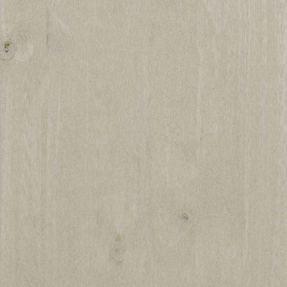 vidaXL Sideboard "HAMAR" White 113x40x80 cm Solid Wood Pine