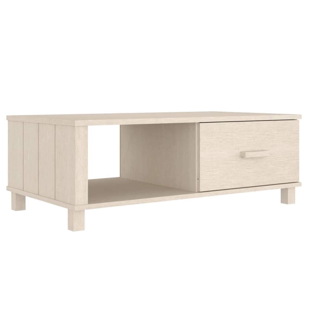 vidaXL Coffee Table HAMAR Honey Brown 100x55x35 cm Solid Wood Pine