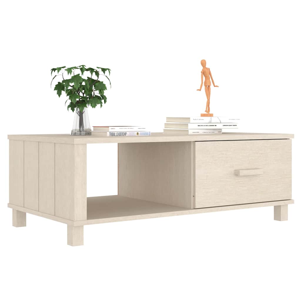 vidaXL Coffee Table "HAMAR" Honey Brown 100x55x35 cm Solid Wood Pine