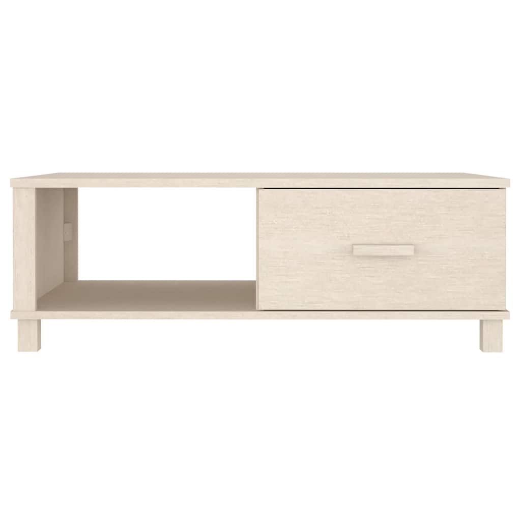vidaXL Coffee Table "HAMAR" Honey Brown 100x55x35 cm Solid Wood Pine