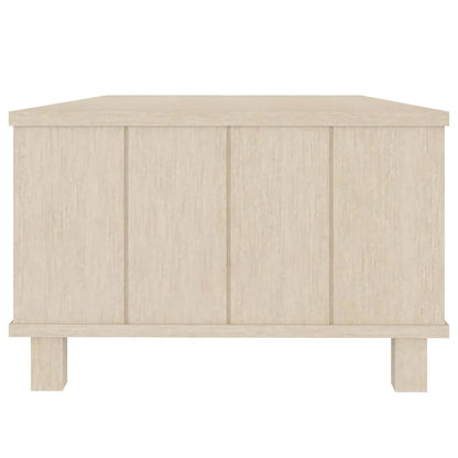 vidaXL Coffee Table HAMAR Honey Brown 100x55x35 cm Solid Wood Pine
