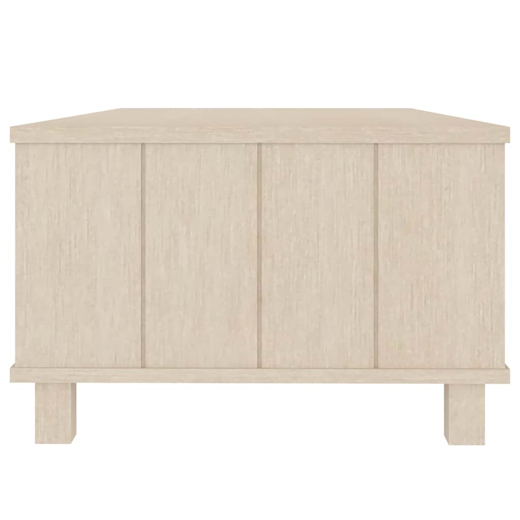 vidaXL Coffee Table "HAMAR" Honey Brown 100x55x35 cm Solid Wood Pine