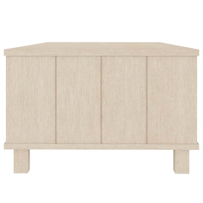 vidaXL Coffee Table "HAMAR" Honey Brown 100x55x35 cm Solid Wood Pine