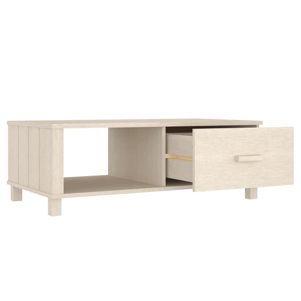 vidaXL Coffee Table HAMAR Honey Brown 100x55x35 cm Solid Wood Pine