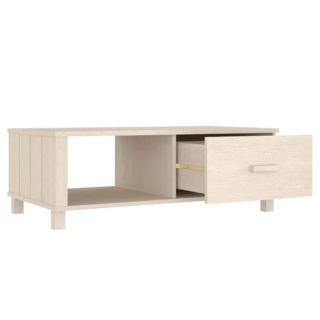 vidaXL Coffee Table "HAMAR" Honey Brown 100x55x35 cm Solid Wood Pine