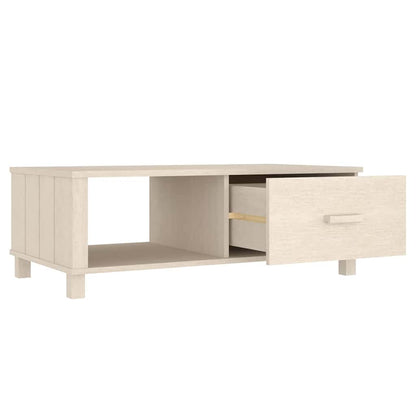 vidaXL Coffee Table "HAMAR" Honey Brown 100x55x35 cm Solid Wood Pine