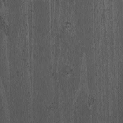 vidaXL Desk HAMAR Light Grey 110x40x75 cm Solid Wood Pine