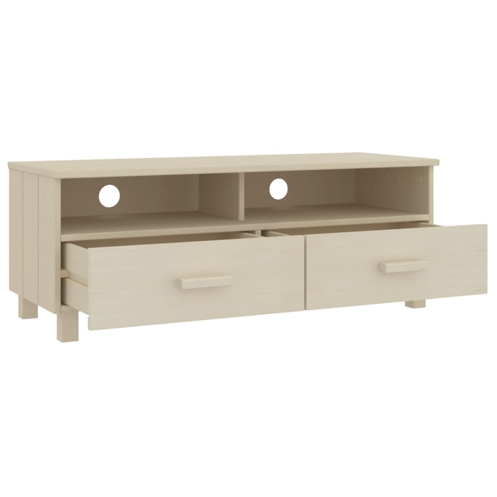 vidaXL TV Cabinet HAMAR Honey Brown 106x40x40 cm Solid Wood Pine