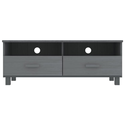 vidaXL TV Cabinet HAMAR Dark Grey 106x40x40 cm Solid Wood Pine