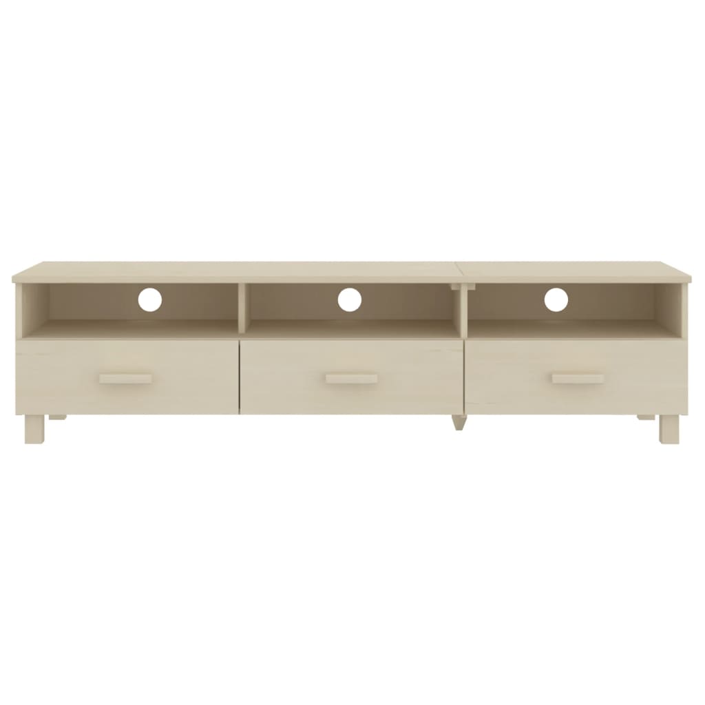 vidaXL TV Cabinet HAMAR Honey Brown 158x40x40 cm Solid Wood Pine