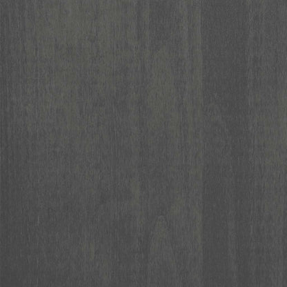 vidaXL TV Cabinet HAMAR Dark Grey 158x40x40 cm Solid Wood Pine
