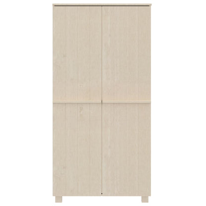 vidaXL Wardrobe HAMAR Honey Brown 89x50x180 cm Solid Wood Pine