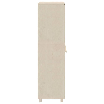 vidaXL Wardrobe HAMAR Honey Brown 89x50x180 cm Solid Wood Pine
