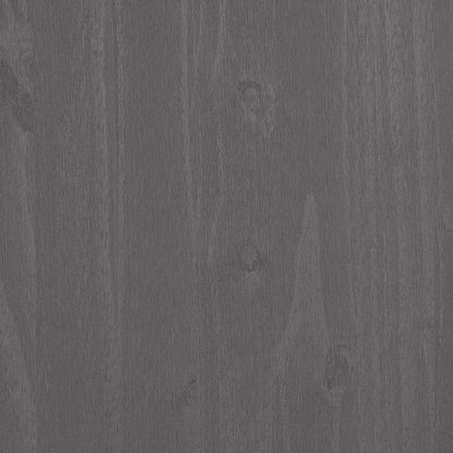 vidaXL Wardrobe "HAMAR" Light Grey 89x50x180 cm Solid Wood Pine
