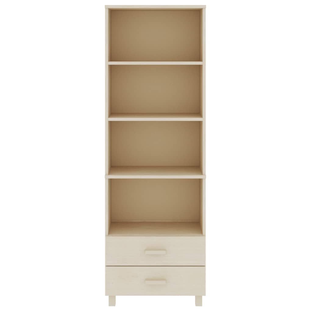 vidaXL Highboard HAMAR Honey Brown 60x35x180 cm Solid Wood Pine