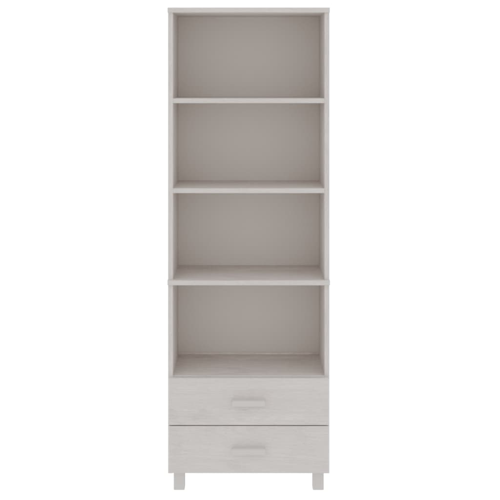 vidaXL Highboard HAMAR White 60x35x180 cm Solid Wood Pine