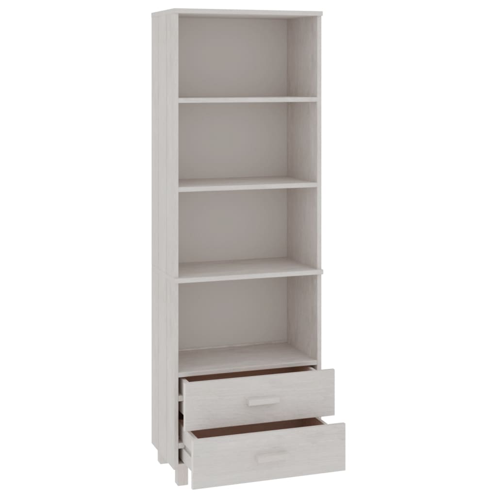 vidaXL Highboard HAMAR White 60x35x180 cm Solid Wood Pine