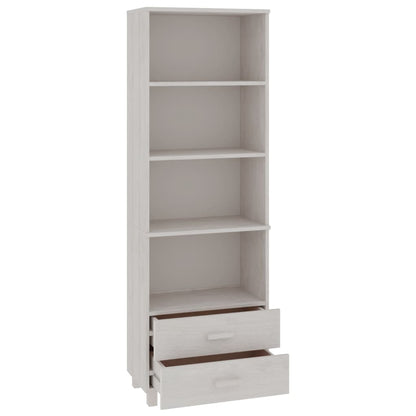 vidaXL Highboard HAMAR White 60x35x180 cm Solid Wood Pine