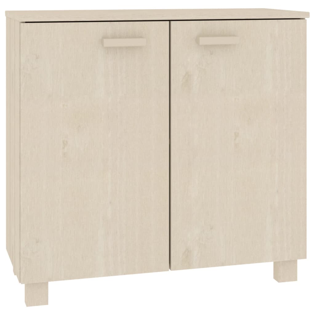 vidaXL Sideboard | Honey Brown | Solid pinewood, MDF | Medium | Sideboard