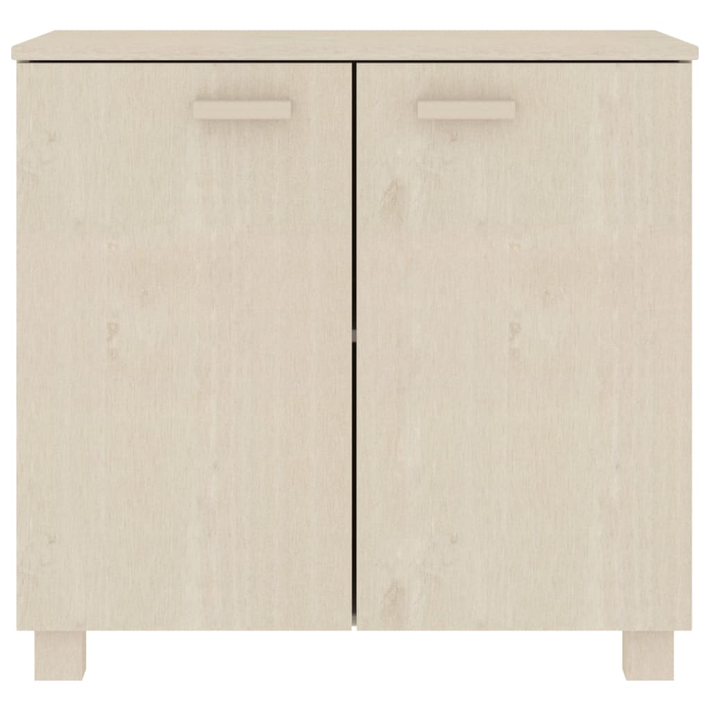 vidaXL Sideboard | Honey Brown | Solid pinewood, MDF | Medium | Sideboard