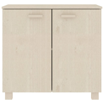 vidaXL Sideboard | Honey Brown | Solid pinewood, MDF | Medium | Sideboard
