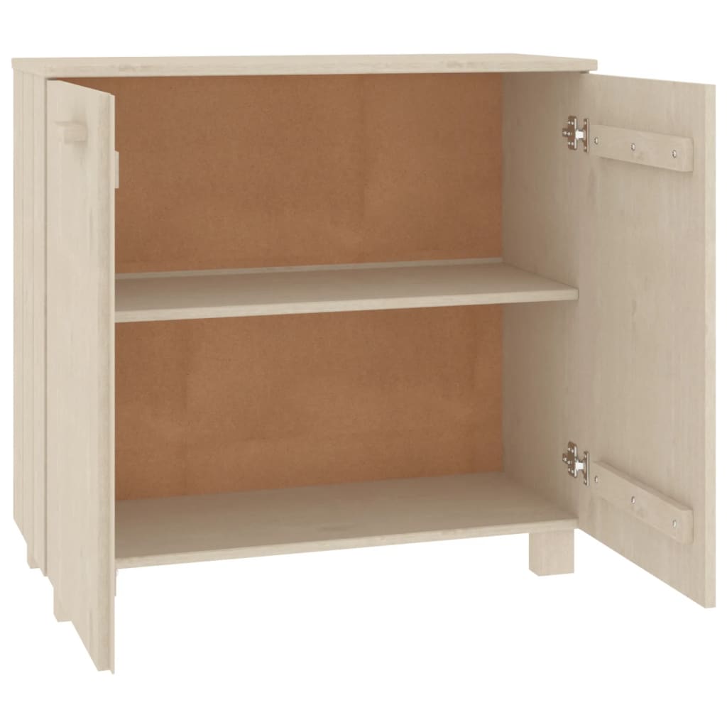 vidaXL Sideboard | Honey Brown | Solid pinewood, MDF | Medium | Sideboard