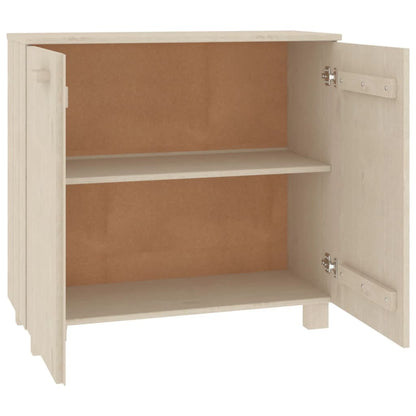vidaXL Sideboard | Honey Brown | Solid pinewood, MDF | Medium | Sideboard