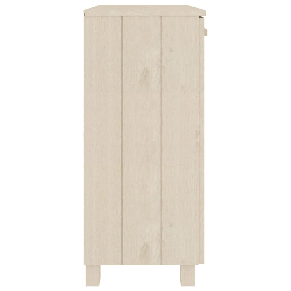 vidaXL Sideboard | Honey Brown | Solid pinewood, MDF | Medium | Sideboard