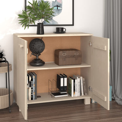 vidaXL Sideboard | Honey Brown | Solid pinewood, MDF | Medium | Sideboard