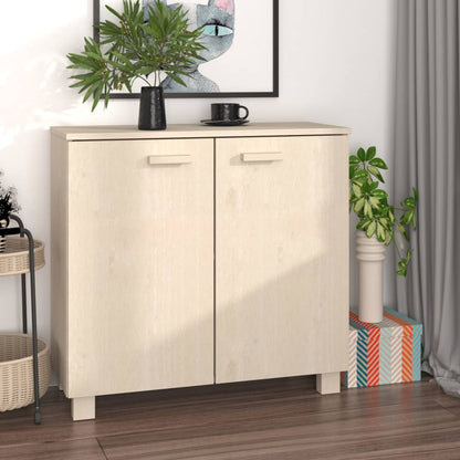 vidaXL Sideboard | Honey Brown | Solid pinewood, MDF | Medium | Sideboard