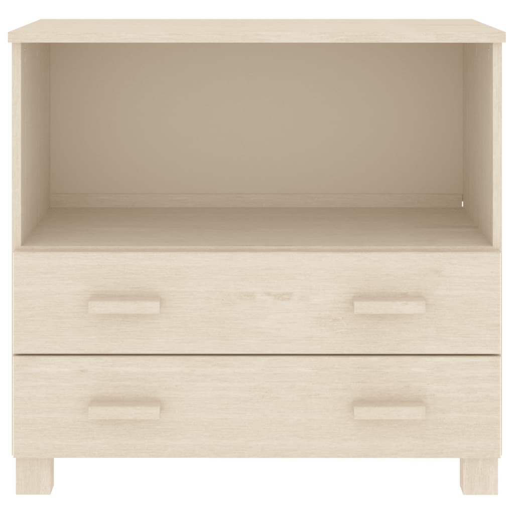 vidaXL Sideboard HAMAR Honey Brown 85x35x80 cm Solid Wood Pine