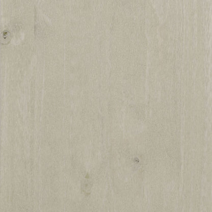 vidaXL Sideboard HAMAR White 85x35x80 cm Solid Wood Pine