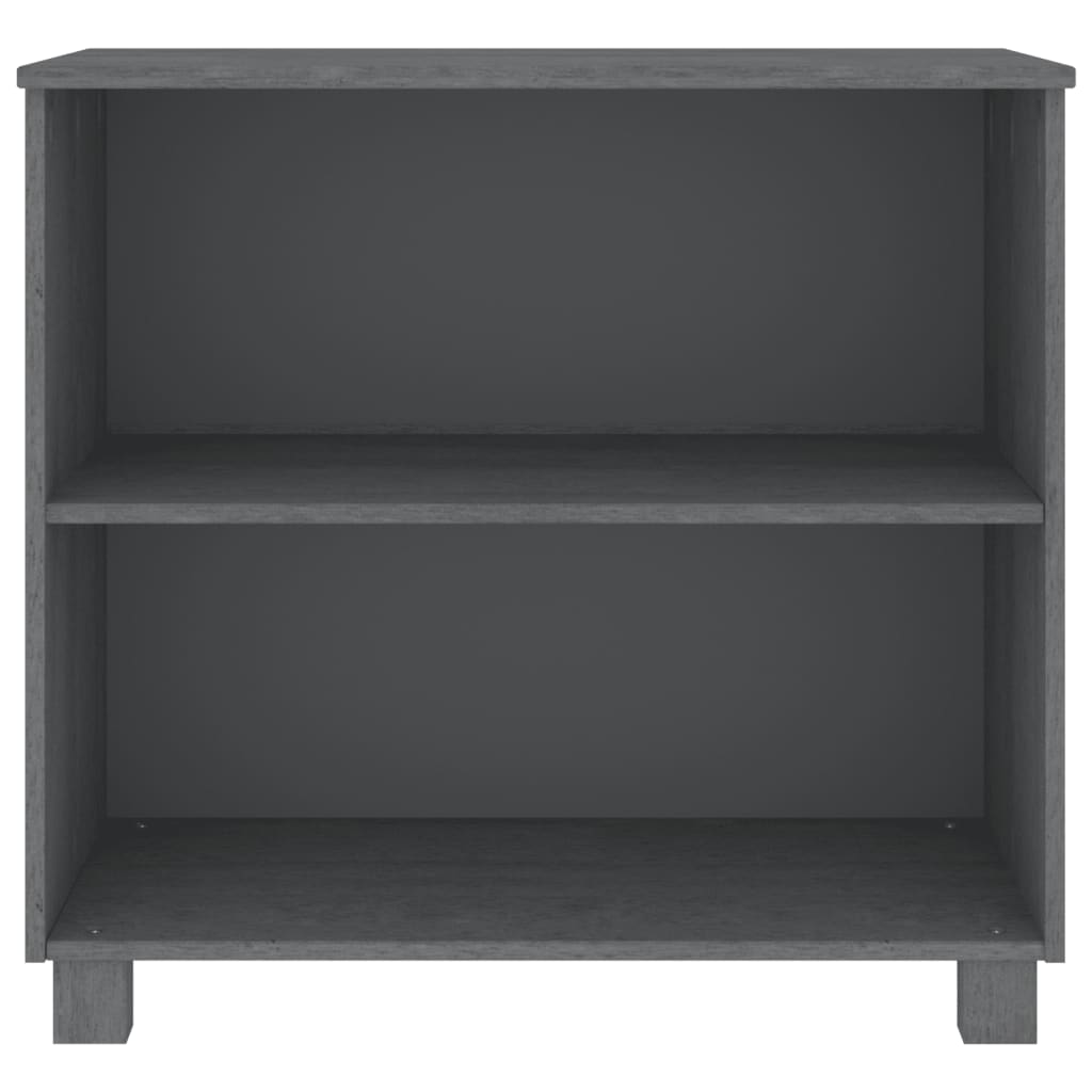 vidaXL Sideboard HAMAR Dark Grey 85x35x80 cm Solid Wood Pine