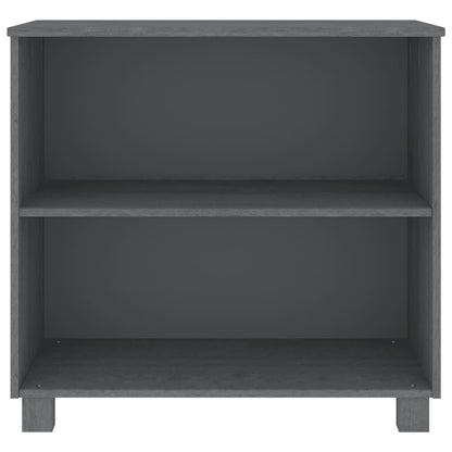 vidaXL Sideboard HAMAR Dark Grey 85x35x80 cm Solid Wood Pine