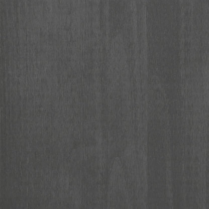 vidaXL Sideboard HAMAR Dark Grey 85x35x80 cm Solid Wood Pine